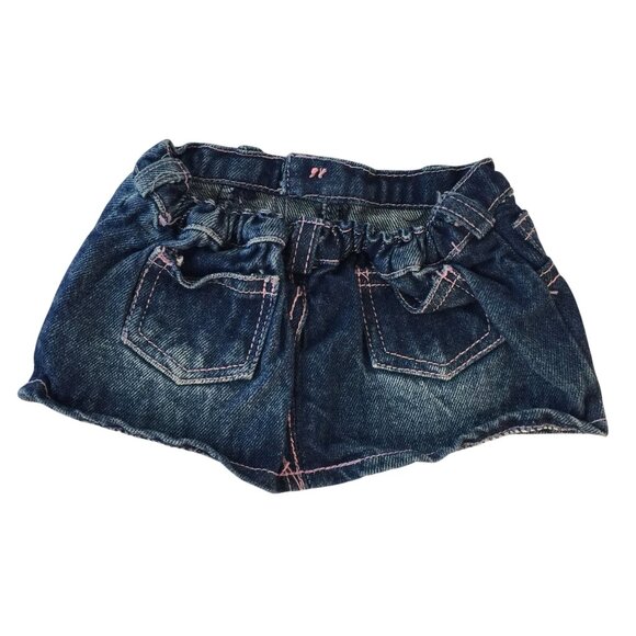 Build A Bear Clothes Pink Floral Shirt & Denim Skirt Sandals Sequin Purse Hanger - Picture 5 of 9